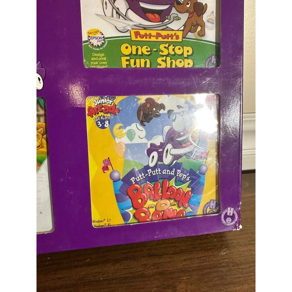 Humongous Entertainment 3 Award Winning Games Putt-Putt PC CD-ROM Vintage Boxset